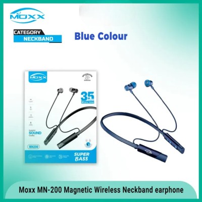 MOXX MN200 Super Base Neckband Bluetooth Headsets BT5.3 Sports IPX5 with Mic